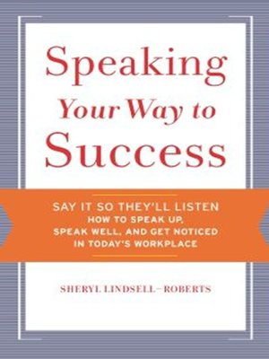 cover image of Speaking Your Way to Success